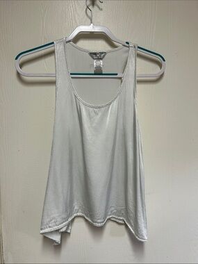 Hard Tail Cream Scoop Neck Racerback Tank